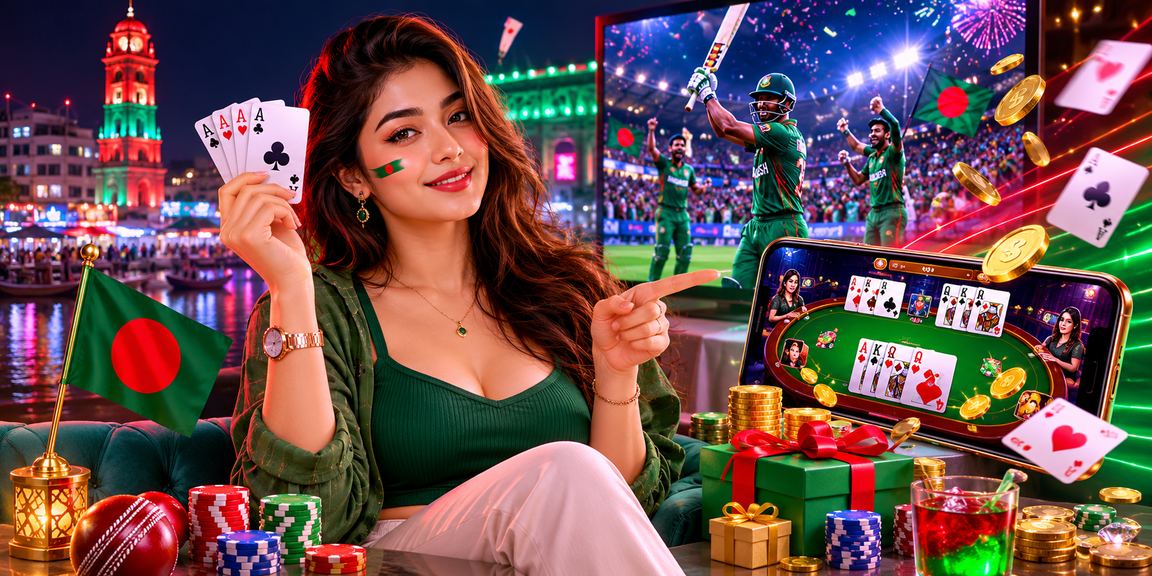 বগুড়ায় লাল-সবুজ পরিবেশে ক্রিকেট বেটিং উপভোগ করছেন hi774 ব্যবহারকারী