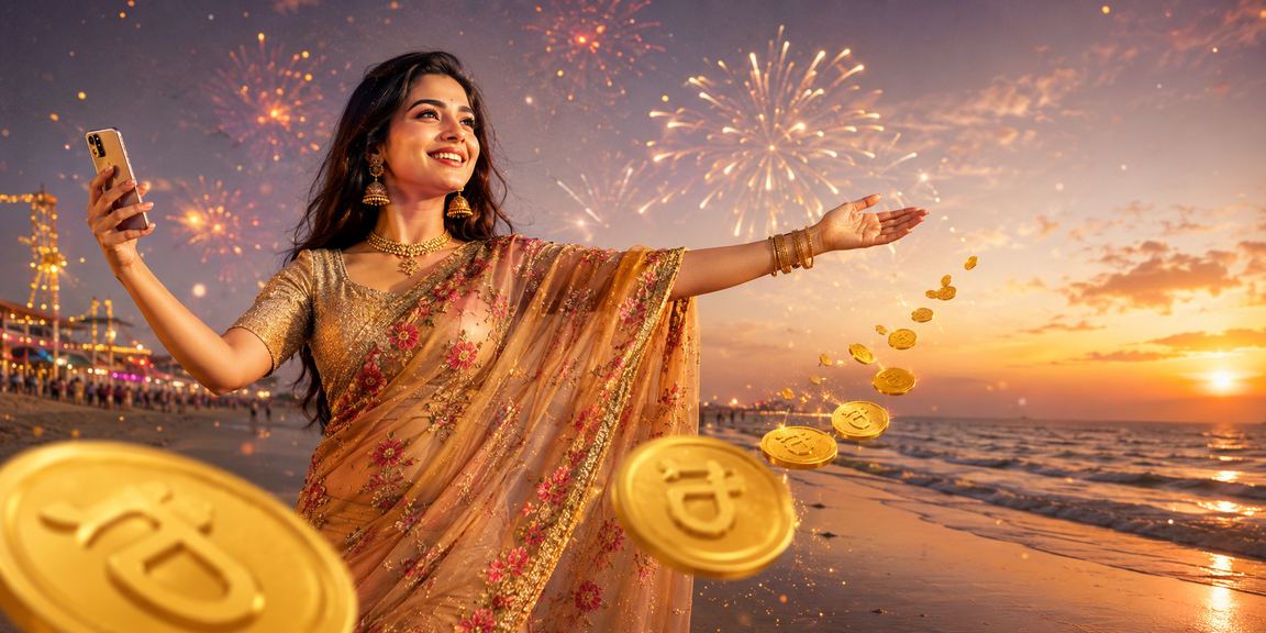 চট্টগ্রামে শাড়ি পরা একজন ব্যবহারকারী hi774 লটারি পুরস্কার উপভোগ করছেন