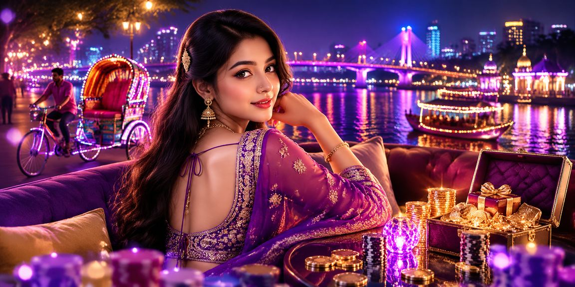 ঢাকায় নিয়ন আলোয় ক্যাসিনো বেটিং উপভোগ করছেন একজন hi774 ব্যবহারকারী